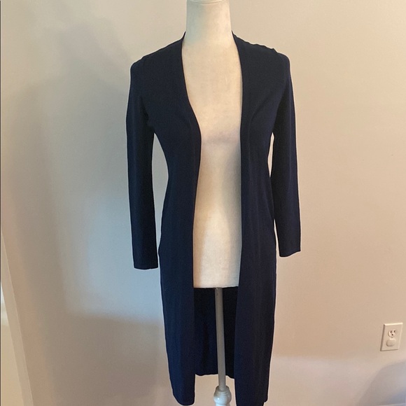 White House Black Market Sweaters - White House black market Long sleeve drape coverup New